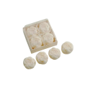 Decoratieve kaarsen in de vorm van een roos set van 4 stuks 3,7 x 3 cm wasachtige geurloze kaarsen in een geschenkdoos voor decoratie en cadeaus 5