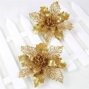Decoratieve kerstbloemen 12 stuks 1