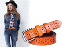 Decoratieve leren damesriem J2856 6