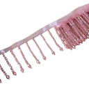 Decoratieve lint 45 cm Kralen franjes polyester nylon Versierde randlint voor jurken gordijnen kostuums decoraties handwerken 14