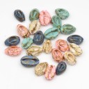 Decoratieve vergulde schelpen 10 stuks 10