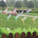 Décoration à piquer libellule 10 pcs 4