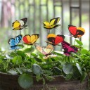 Décoration à piquer papillon 10 pcs 2