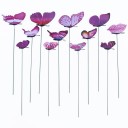 Décoration à piquer papillon 12 pcs 10
