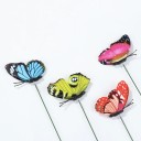 Décoration à piquer papillon 24 pcs 8