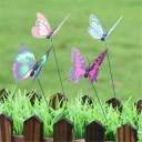 Décoration à piquer papillon 24 pcs 9