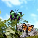 Décoration à piquer papillon 24 pcs 11
