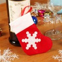 Décoration chaussette de Noël 12 pcs 4