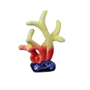 Décoration corallienne artificielle pour aquarium 5,9 x 4,6 cm Forme d'étoile Résine Non toxique Décoration de récif Paysage sous-marin Décoration de réservoir 2