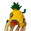 Décoration d'aquarium 6,5 x 6,5 x 12,5 cm Maison ananas SpongeBob Style Détail décoration d'aquarium Maison sous-marine pour poissons 3