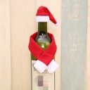 Décoration de bouteille Père Noël 3