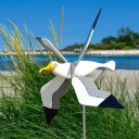 Décoration de jardin à piquer en forme de mouette 2