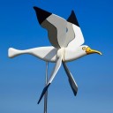 Décoration de jardin à piquer en forme de mouette 3