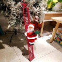 Décoration de Noël Santa Claus sur échelle 3