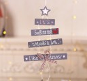 Décoration de Noël suspendue en forme d'arbre 1