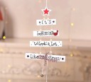 Décoration de Noël suspendue en forme d'arbre 2