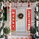 Décoration de porte suspendue de Noël 2