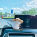 Décoration de voiture avec motif de hamster Accessoire original pour l'intérieur de la voiture Décoration pour le tableau de bord ou le rétroviseur 4