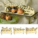 Décoration en bois pour œufs de Pâques 1