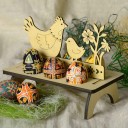 Décoration en bois pour œufs de Pâques 2