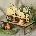 Décoration en bois pour œufs de Pâques 3