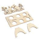 Décoration en bois pour œufs de Pâques 6