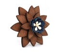 Décoration en bois pour revers - Fleur 2