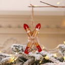 Décoration en bois skis 5