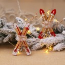 Décoration en bois skis 1