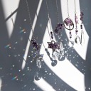 Décoration en cristal suspendue 6 pcs 4