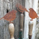 Décoration en métal pour jardin oiseau 4