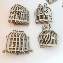 Décoration suspendue cage à oiseaux 50 pcs 2