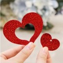 Décoration suspendue cœurs 100 pcs 2