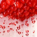 Décoration suspendue cœurs 100 pcs 5