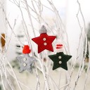 Décoration suspendue de Noël étoile 13 x 10 cm 2