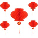 Décoration suspendue en papier 6 pcs 1