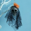 Décoration suspendue tête de mort 36 cm 2