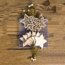 Décorations de Noël en bois 12 pcs 5