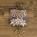 Décorations de Noël en bois 12 pcs 6