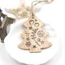 Décorations de Noël en bois 3 pcs 14