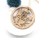 Décorations de Noël en bois 3 pcs 26