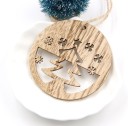 Décorations de Noël en bois 3 pcs 27