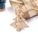 Décorations de Noël en bois 3 pcs 40