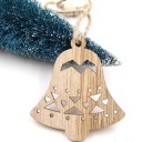 Décorations de Noël en bois 3 pcs 10