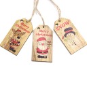 Décorations de Noël en bois 3 pcs 9