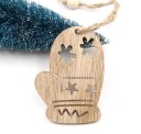 Décorations de Noël en bois 3 pcs 11