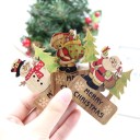 Décorations de Noël en bois 3 pcs 1