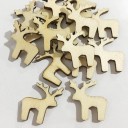 Décorations de Noël en bois 50 pcs C594 2