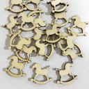 Décorations de Noël en bois 50 pcs C594 6