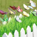 Décorations lumineuses en forme de papillon à piquer 25 pcs 4